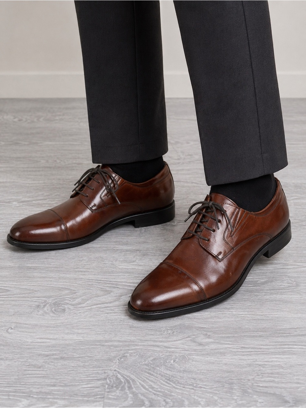 Oxford shoes.
